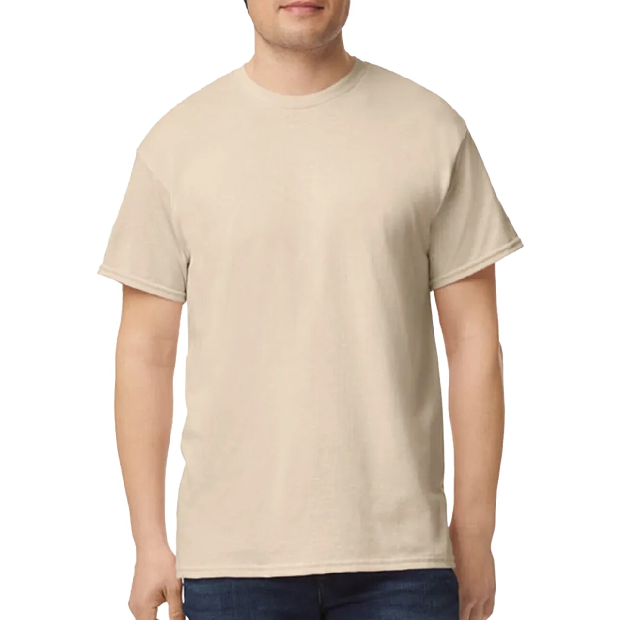 Gildan DryBlend T-Shirt, Men Short Sleeve Assorted Colors Tee for Arts and Crafts